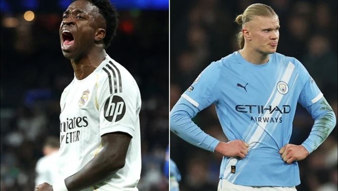 Nhận định bóng đá Real Madrid vs Man City - Champions League: Haaland lu mờ trước Vinicius?