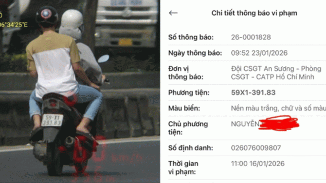 Người đàn ông ở TP.HCM ‘khóc ròng’ khi nhận thông báo phạt nguội dù xe đã bị trộm cách đây 7 năm