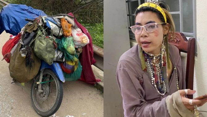 Nghi vấn ‘hot girl Bella’ lấy trộm xe máy ở Hà Tĩnh, tình trạng chiếc xe cũ bị bỏ lại bên đường gây chú ý 