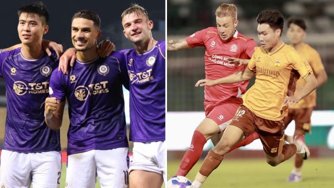 Bảng xếp hạng V.League 2025/26 mới nhất: HAGL 'lâm nguy'; Hà Nội FC áp sát top 3 BXH