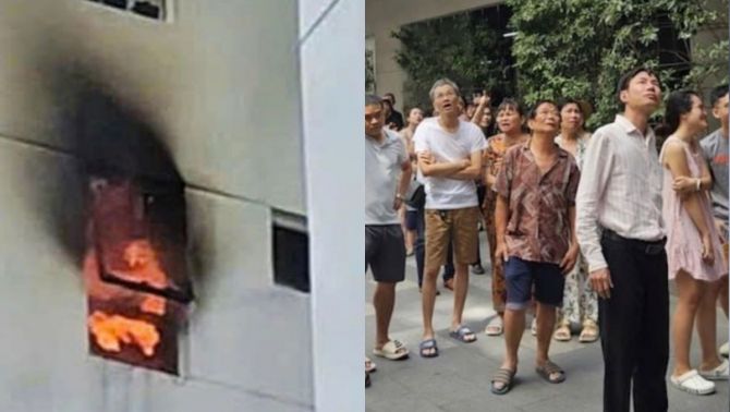 Hiện trường vụ cháy căn hộ chung cư 25 tầng ở TPHCM, hé lộ nguồn cơn bất ngờ