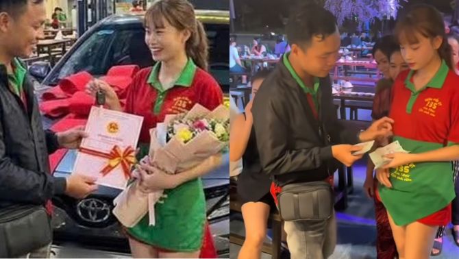 Lý do khiến nam nhân viên quán sườn trúng số 18 tỷ mua ô tô tặng em gái chủ quán