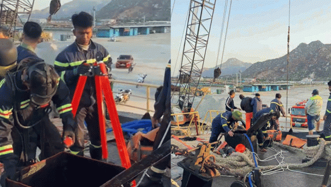 Hé lộ nguyên nhân khiến 3 thuyền viên tử vong, 2 người bị thương trong hầm tàu hàng ở Khánh Hòa