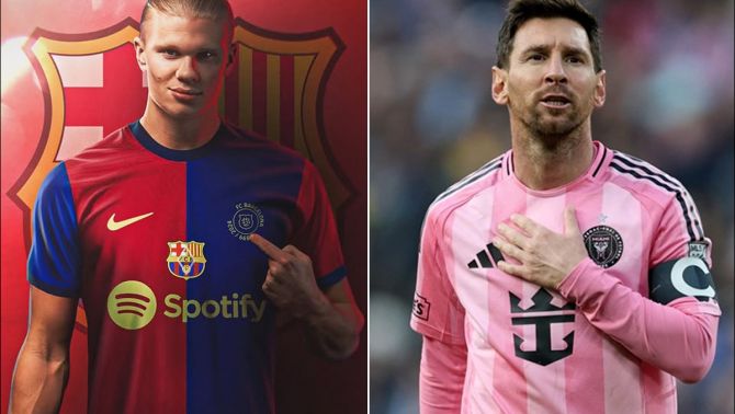 Haaland muốn rời Man City sau trận thua Real Madrid, Messi ra tay giúp Barcelona chiêu mộ