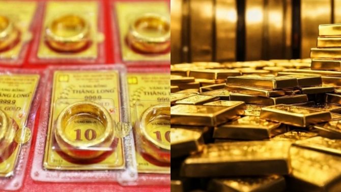 Giá vàng hôm nay 19/3 ghi nhận vàng nhẫn giảm sâu trong khi vàng SJC giữ mốc, thế giới lao dốc mạnh