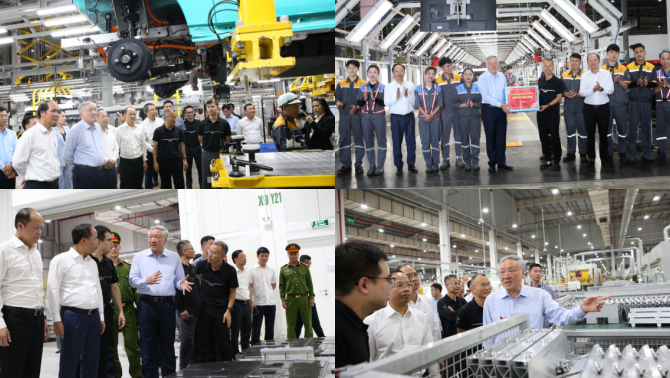 Phó Thủ tướng Thường trực thăm nhà máy ô tô điện VinFast công suất ‘khủng’, hé lộ số xe xuất xưởng 