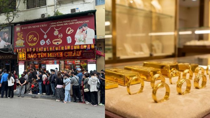 Giá vàng hôm nay giảm sâu, người dân Hà Nội xếp hàng mua vàng, diễn biến từ giá vàng thế giới gây chú ý thị trường