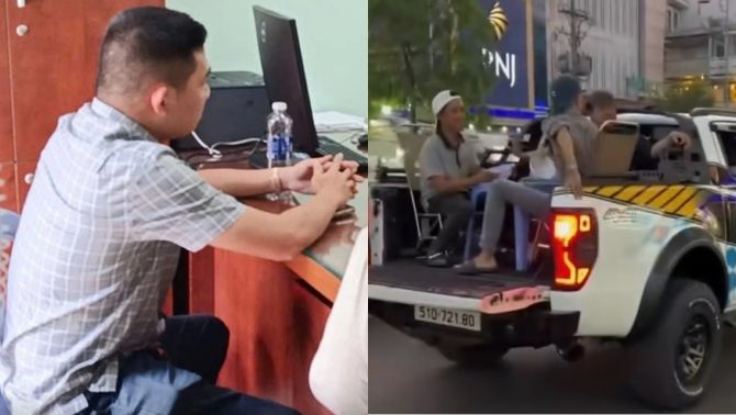 Cái kết cực đắng cho tài xế chở nhóm người ăn uống trên thùng xe bán tải ở TP HCM từ 2 năm trước
