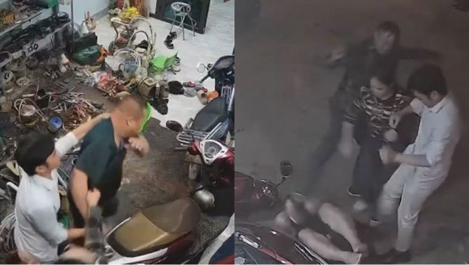 Xuất hiện clip thứ 2 vụ người đàn ông bị 3 người lôi ra ngoài đánh, nguồn cơn mâu thuẫn không ai ngờ