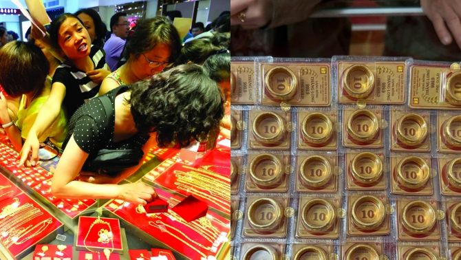 Giá vàng hôm nay (chiều 22/3): SJC, 9999, vàng thế giới cùng giảm, người mua tuần trước ghi nhận mức lỗ