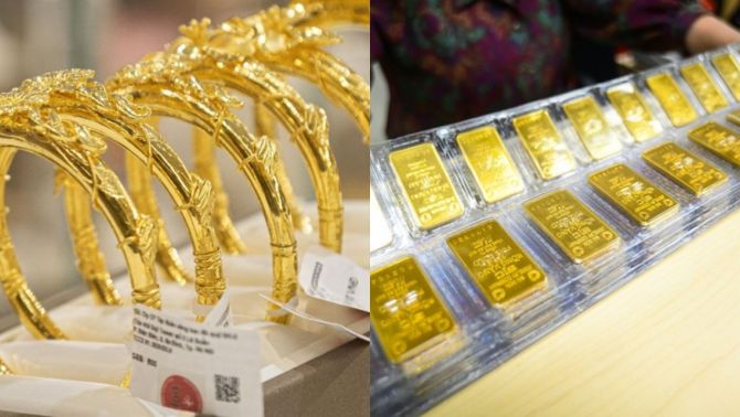 Giá vàng hôm nay 22/3: SJC, PNJ, Bảo Tín đồng loạt giảm mạnh nhất, vàng thế giới xuyên mốc 4.500 USD