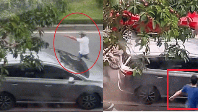 Diễn biến nóng vụ hai tài xế xe máy rượt đuổi, kẹp cổ rồi hành hung tài xế ô tô sau va chạm nhẹ