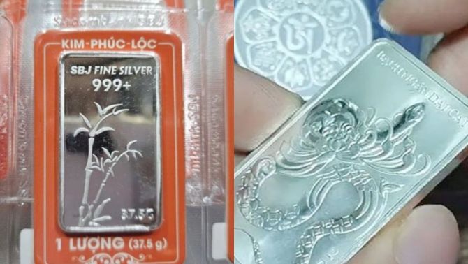 Giá bạc hôm nay 24/3: Bật tăng mạnh, vượt mốc 2,7 triệu đồng/lượng