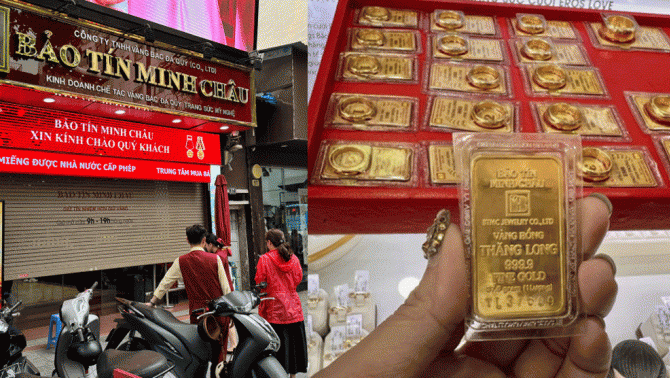 Một vị khách chưa nhận được tiền bán 2,7 cây vàng tại cơ sở Bảo Tín Minh Châu số 29 Trần Nhân Tông