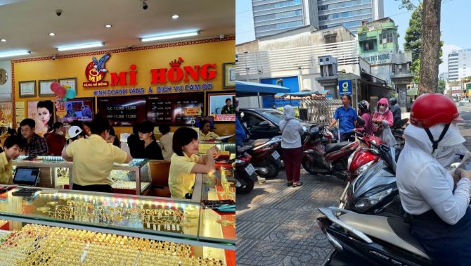 Vàng nhẫn hết hàng từ sáng, xuất hiện dịch vụ đăng ký mua hộ phí cao, công ty vàng ra cảnh báo