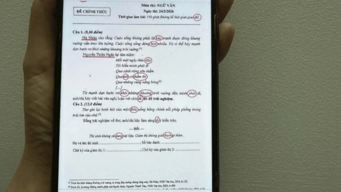 Sở GD&ĐT tỉnh Đắk Lắk lên tiếng vụ đề thi học sinh giỏi Ngữ văn cấp tỉnh lỗi chính tả nghiêm trọng