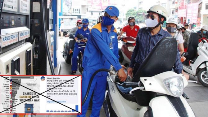 Giá xăng dầu biến động, mạng xã hội xuất hiện thông tin sai lệch, cơ quan chức năng cảnh báo người dân 
