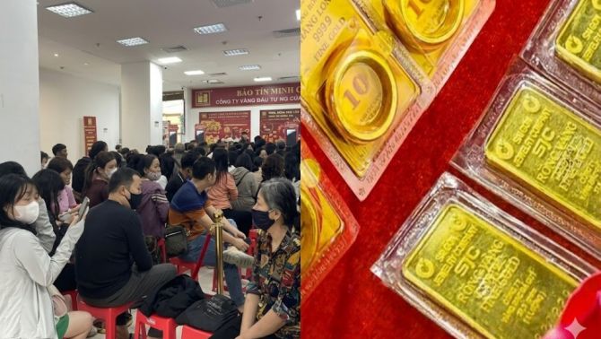 Giá vàng hôm nay 28/3 tăng cao: Người dân đổ xô mua vàng, nhiều cửa hàng thông báo dừng nhận khách