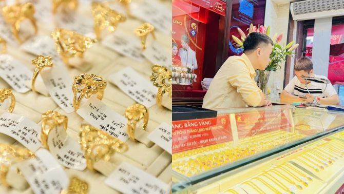 Giá vàng hôm nay 29/3 ghi nhận đà tăng, vàng SJC và nhẫn trơn tăng gần 2 triệu, giá vàng thế giới giữ mốc