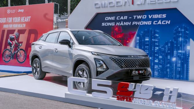 Omoda & Jaecoo ra mắt Omoda C5 SHS-H: SUV Super Hybrid mạnh mẽ, ưu đãi 8 năm đổ xăng miễn phí, giá chỉ từ 599 triệu đồng