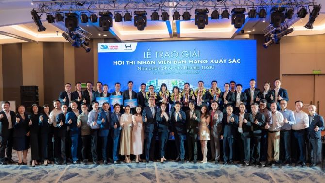 Honda Việt Nam tổ chức thành công ‘Hội thi Nhân viên bán hàng xuất sắc 102KI’