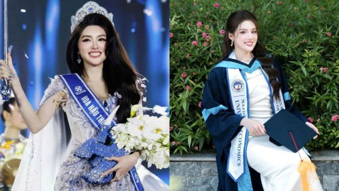 Cận cảnh nhan sắc đời thường của tân Miss World Vietnam 2025 Phan Phương Oanh, lộ profile cực khủng