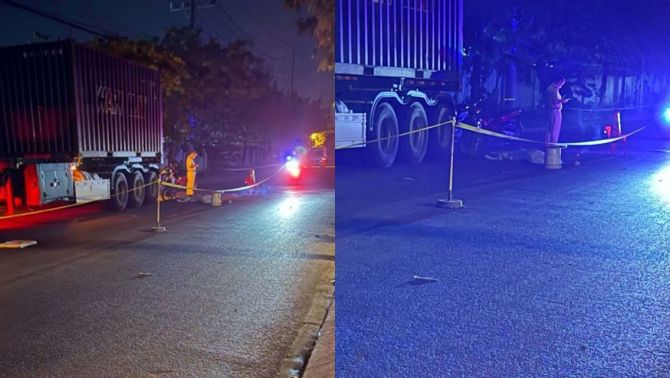 Danh tính người đi xe máy tông đuôi container tử vong ở TPHCM, hiện trường hé lộ nguyên nhân ban đầu