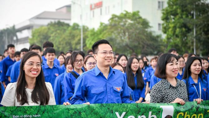 Hàng nghìn người hưởng ứng 'Hành động Xanh - Chọn tương lai Xanh'