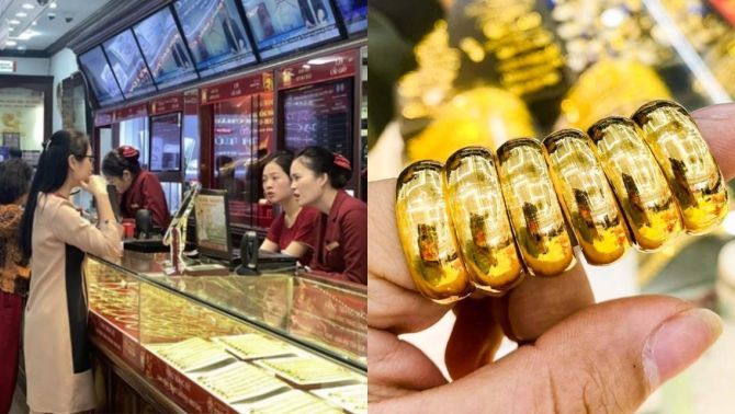 Giá vàng hôm nay 6/4: Vàng SJC, nhẫn 9999 lao dốc, giao dịch mua - bán xuất hiện cảnh khác lạ 