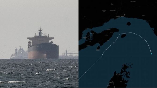 Tàu chở dầu của 1 quốc gia được miễn trừ đặc biệt qua eo biển Hormuz, thẳng tiến đến Đông Nam Á