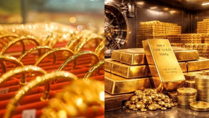 Giá vàng chốt phiên 7/4: Vàng SJC, nhẫn 9999 biến động trái chiều, giá thế giới điều chỉnh nhẹ