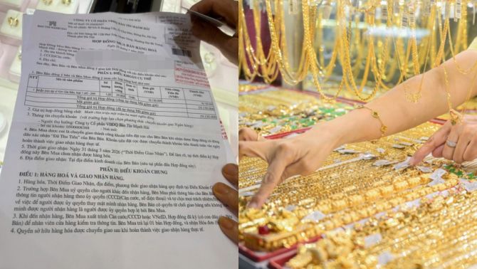 Thực trạng mua vàng bằng giấy hẹn tại Hà Nội tặng mạnh, hợp đồng mua bán quy định gì?
