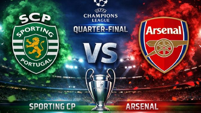 Trực tiếp Sporting vs Arsenal - 02h00 ngày 8/4 - Link xem trực tiếp Tứ kết UEFA Champions League mới nhất