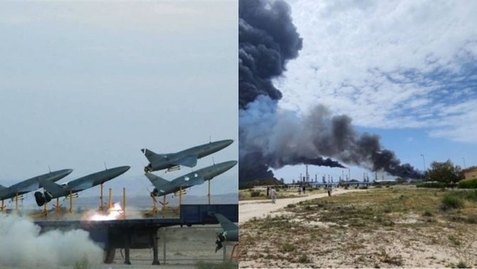 Cơ sở lọc dầu bị tấn công, Iran lập tức đáp trả, phóng tên lửa vào 2 quốc gia