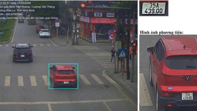 665 biển số ô tô bị ghi nhận qua camera AI giao thông tại Ninh Bình, CSGT triển khai xử lý phạt nguội