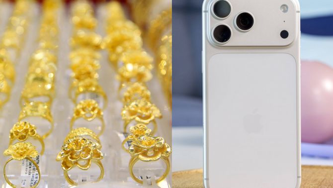Giá vàng 9999 hôm nay 10/4: Bật tăng dữ dội, vàng miếng SJC và nhẫn tăng 1,2 triệu/lượng, giá iPhone 17 ra sao?