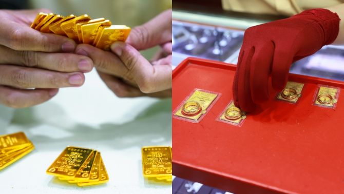 Giá vàng chốt phiên 11/4: SJC và vàng nhẫn 9999 giảm, giá vàng thế giới giữ mốc, thị trường chờ tín hiệu từ Fed