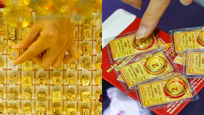 Giá vàng hôm nay 'giằng co' hiếm thấy: Bảng giá vàng miếng nhẫn trơn SJC, DOJI, SJC đồng loạt điều chỉnh cuối phiên