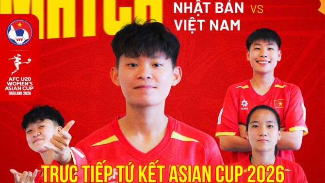 Xem trực tiếp U20 Việt Nam vs U20 Nhật Bản 11/4 ở đâu, kênh nào? - Link trực tiếp Tứ kết Asian Cup