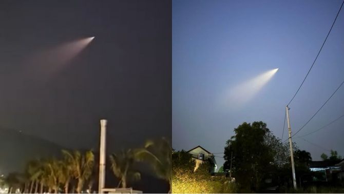Đã tìm ra lời giải đáp về vệt sáng lạ như sao chổi trên bầu trời Đà Nẵng, có phải đĩa bay hay thiên thạch?