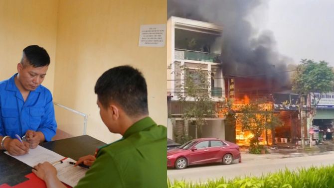 Tạm giữ hình sự người đàn ông truy sát chồng mới của vợ cũ, phóng hỏa đốt nhà hàng, tình trạng nạn nhân hiện ra sao? 