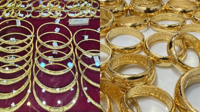 Giá vàng tuần qua đảo chiều liên tiếp, vàng SJC và nhẫn tròn trơn biến động, chênh lệch với thế giới vượt mốc 21 triệu