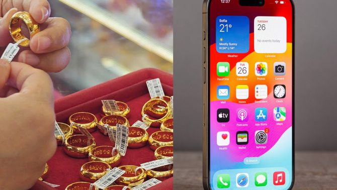 Giá vàng nhẫn trơn hôm nay 13/4: Vàng SJC, DOJI, Bảo Tín Mạnh Hải giảm 1,1 triệu đồng/lượng, giá dòng iPhone 15 ra sao?