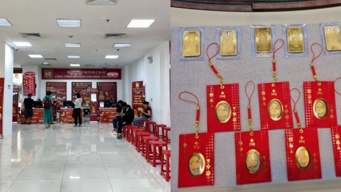Giá vàng hôm nay 13/4: SJC, vàng nhẫn, giá vàng thế giới cùng giảm, giao dịch mua - bán xuất hiện cảnh tượng lạ 