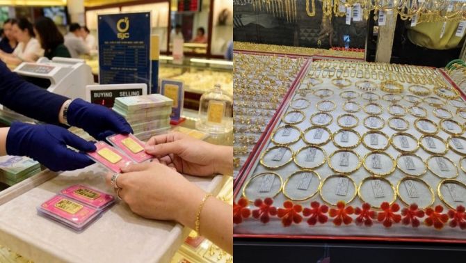 Giá vàng chốt phiên 14/4 tăng, SJC và vàng nhẫn 9999 điều chỉnh, giá vàng thế giới biến động theo đàm phán