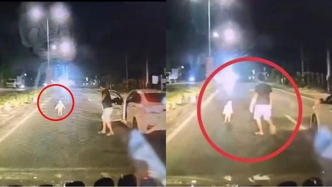 TP.HCM: Danh tính tài xế chặn xe khẩn cấp, chạy đến cứu bé gái chập chững băng qua đường giữa đêm