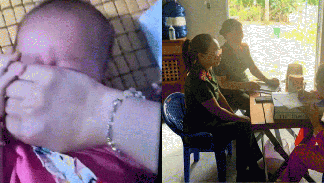 Diễn biến nóng vụ mẹ bóp mặt con gái 8 tháng tuổi để trêu tức chồng, tình trạng hiện tại của cháu bé?