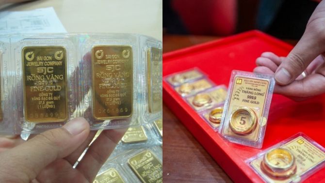 Giá vàng hôm nay (tối 16/4): Vàng SJC, nhẫn 9999 giảm nhanh, thế giới neo cao, người mua chịu mức lỗ lớn sau 2 ngày