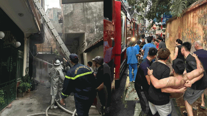 Hiện trường xót xa vụ cháy nhà 4 tầng nằm sâu trong ngõ hẹp ở Hà Nội, tình hình các nạn nhân?