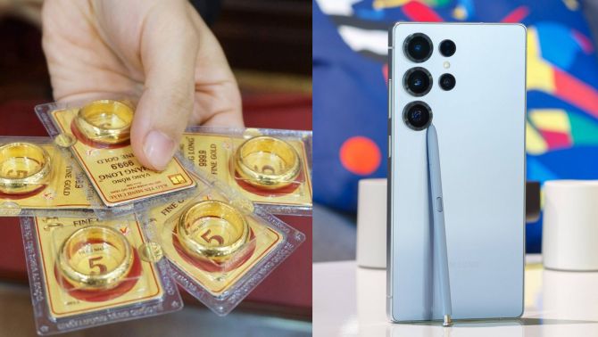 Giá vàng chiều hôm nay 17/4: Vàng SJC, vàng nhẫn 9999, vàng nhẫn trơn đảo chiều tăng cả triệu, giá bán Galaxy S25 ra sao